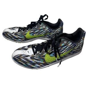 Womans nike zoom rival D8 track running w/spikes cleats sz 10